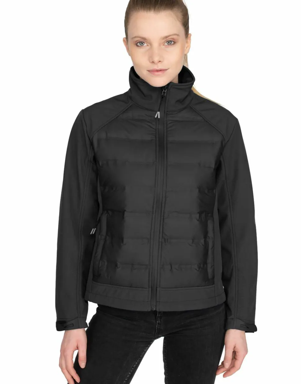 Mustaghata XENA - Blouson Femme Hybride Softshell-Doudoune