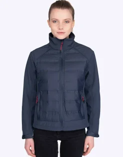 Mustaghata XENA - Blouson Femme Hybride Softshell-Doudoune