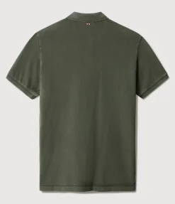 NAPAPIJRI NP0A4GDL - Polo Classique en Coton avec Logo Imprimé