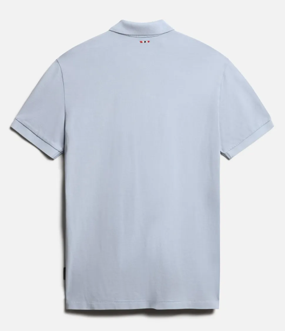 NAPAPIJRI NP0A4GDL - Polo Classique en Coton avec Logo Imprimé