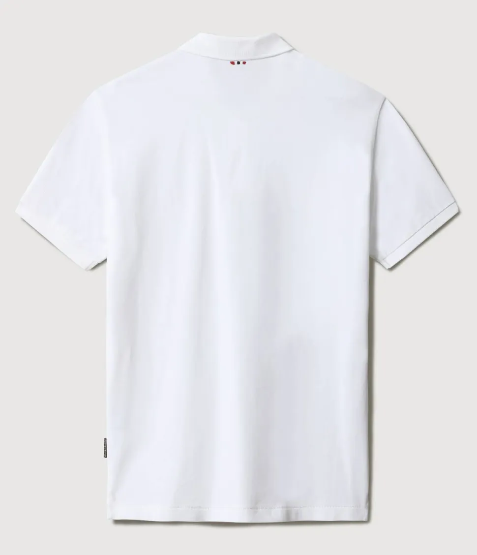 NAPAPIJRI NP0A4GDL - Polo Classique en Coton avec Logo Imprimé