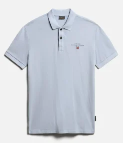 NAPAPIJRI NP0A4GDL - Polo Classique en Coton avec Logo Imprimé