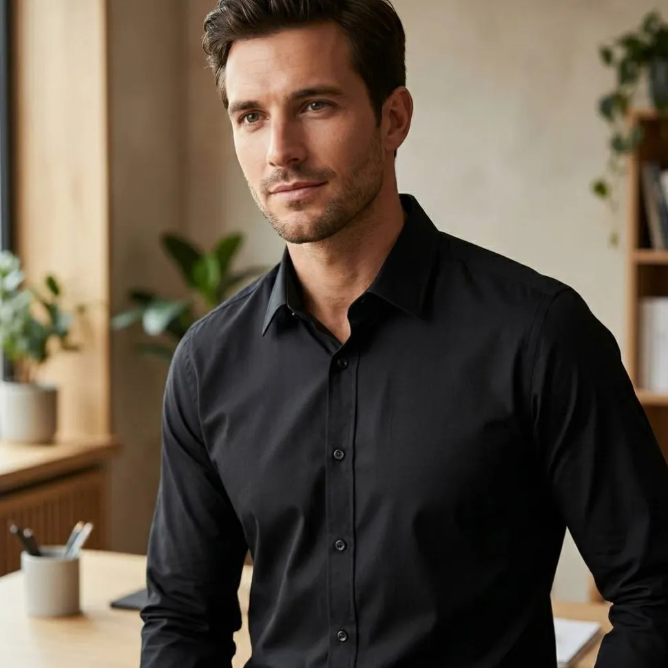 NEOBLU 03182 - Blaise Men Chemise Sans Repassage Homme