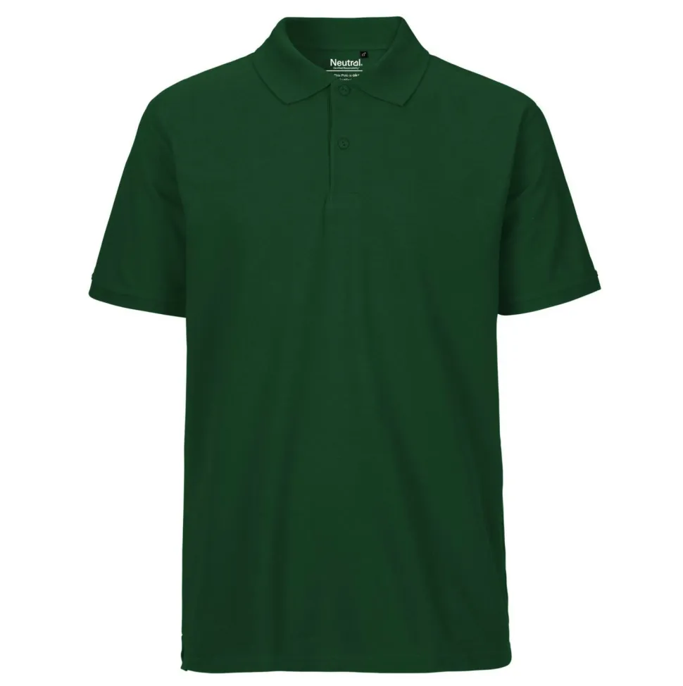 NEUTRAL O20080 - Polo Homme Confort Coton Bio Matelassé