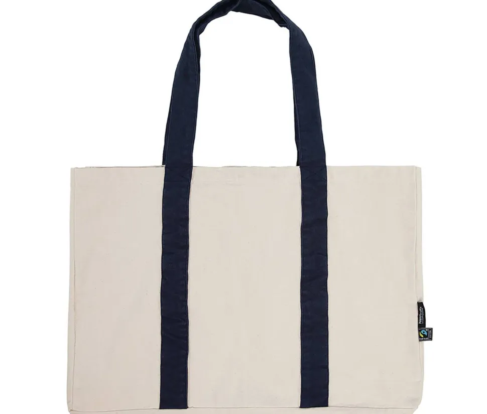 NEUTRAL O90054 - Sac de Plage Multifonction en Coton Bio