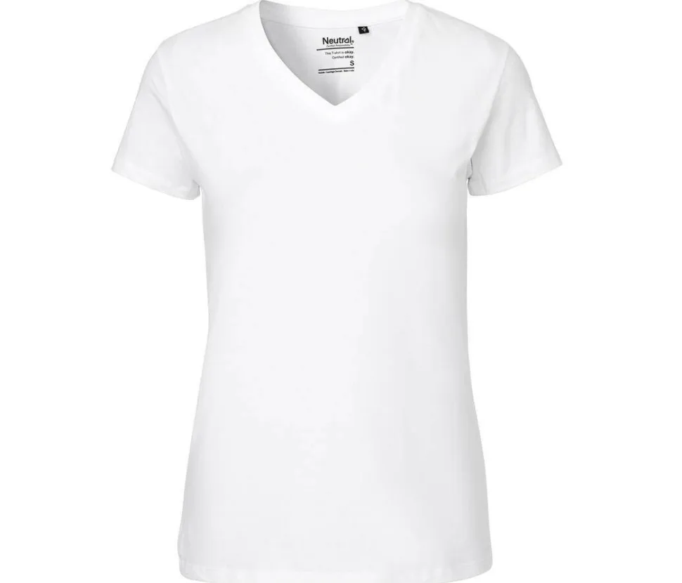 NEUTRAL O81005 - T-shirt Femme Col V Confort et Style