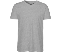 NEUTRAL O61005 - T-shirt Homme Col V en Coton Bio Léger