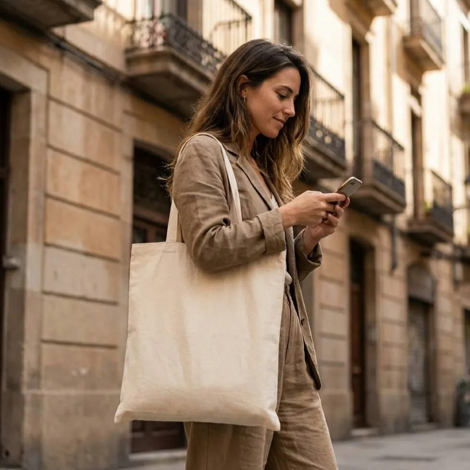 NEUTRAL T90014 - Sac shopping en coton Tiger