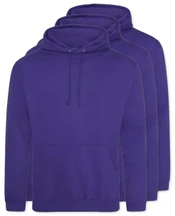 Pack de 3 AWDis Just Hoods JH001 - Sweat à Capuche Confort et Style Unisexe