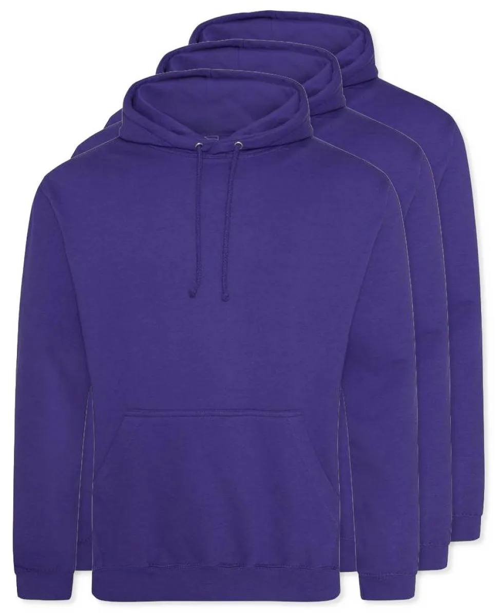 Pack de 3 AWDis Just Hoods JH001 - Sweat à Capuche Confort et Style Unisexe