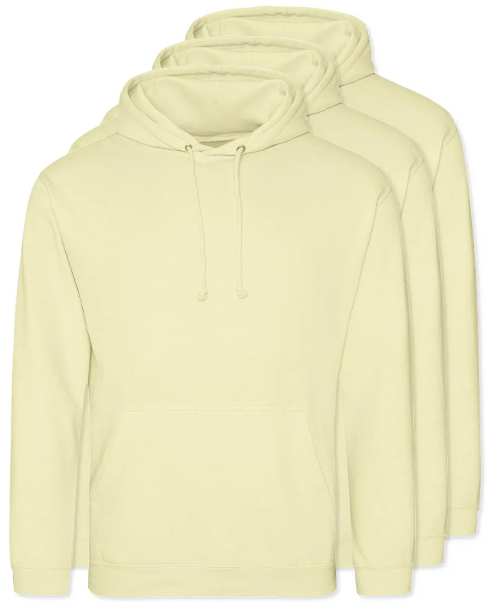 Pack de 3 AWDis Just Hoods JH001 - Sweat à Capuche Confort et Style Unisexe
