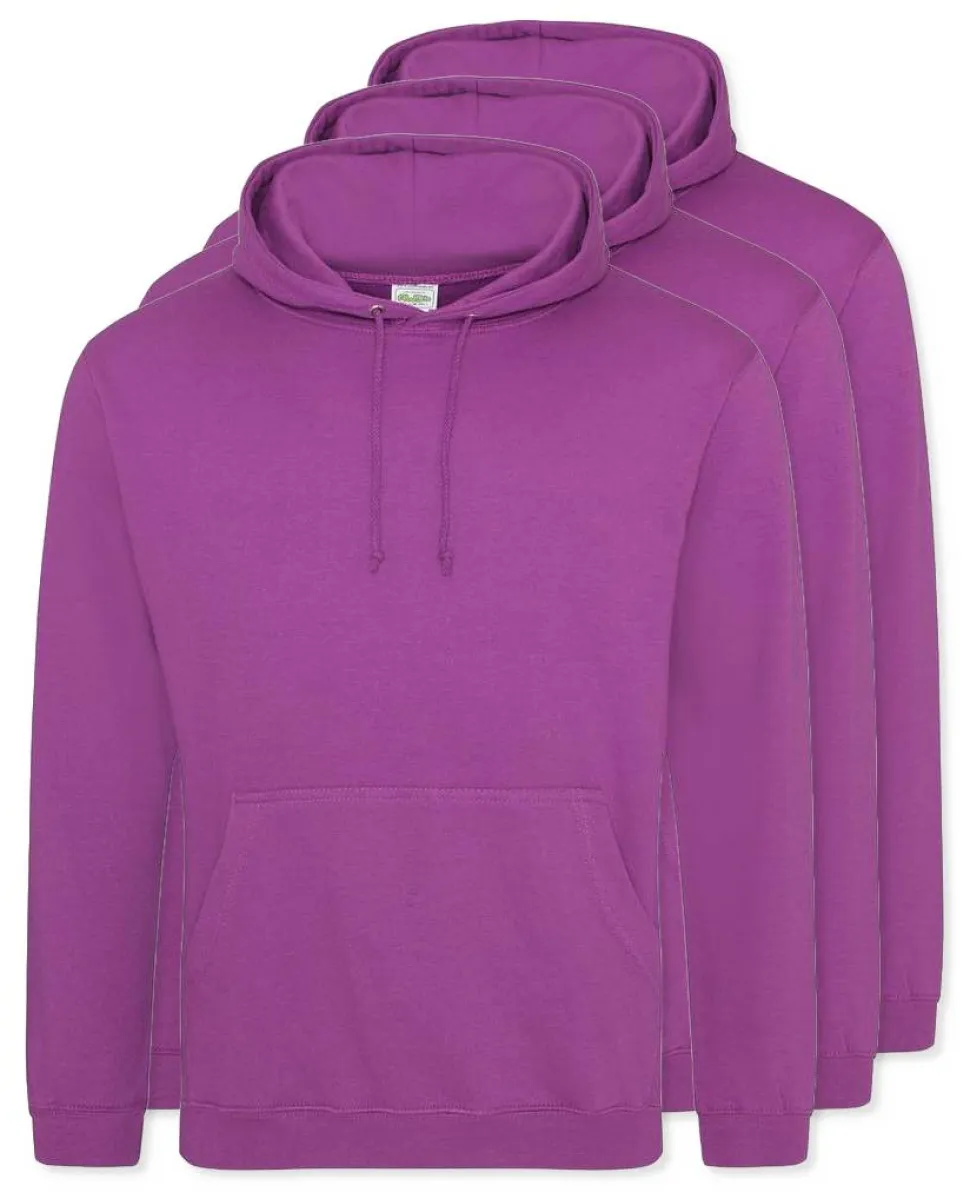 Pack de 3 AWDis Just Hoods JH001 - Sweat à Capuche Confort et Style Unisexe