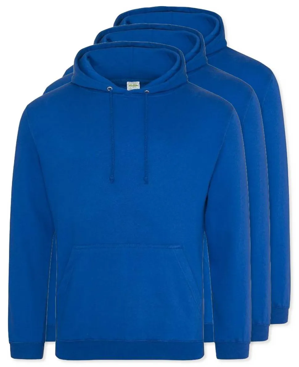 Pack de 3 AWDis Just Hoods JH001 - Sweat à Capuche Confort et Style Unisexe