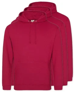 Pack de 3 AWDis Just Hoods JH001 - Sweat à Capuche Confort et Style Unisexe