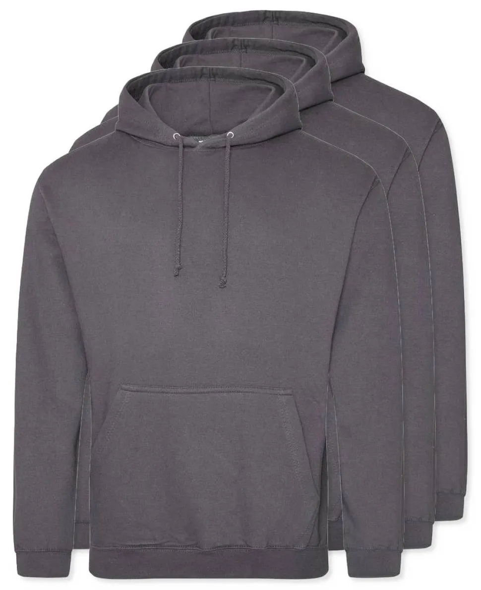 Pack de 3 AWDis Just Hoods JH001 - Sweat à Capuche Confort et Style Unisexe