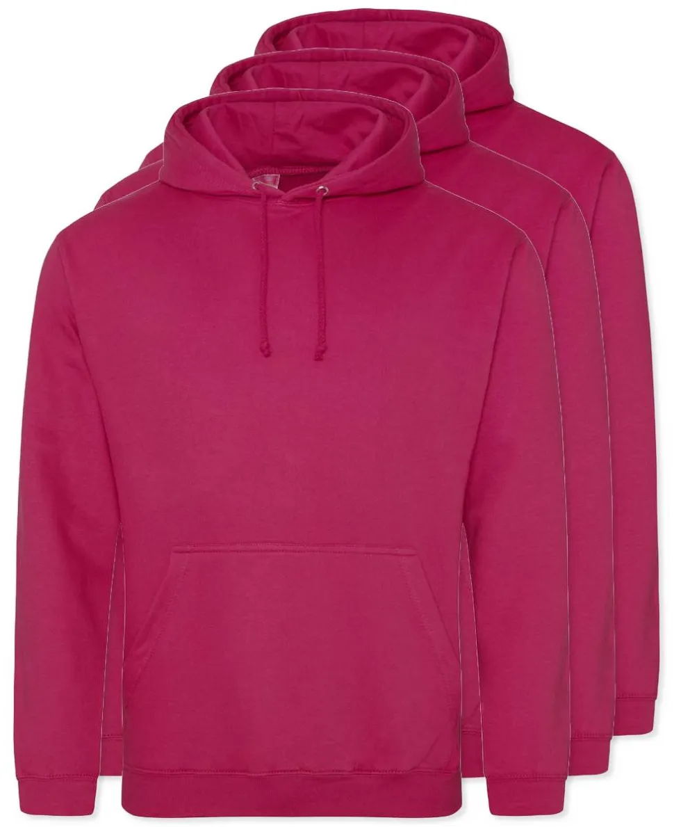 Pack de 3 AWDis Just Hoods JH001 - Sweat à Capuche Confort et Style Unisexe