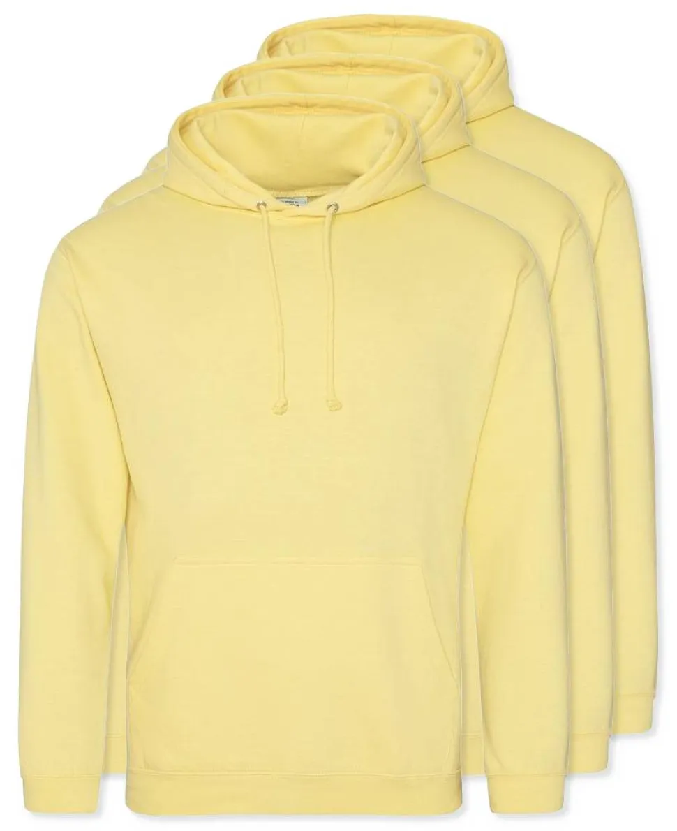 Pack de 3 AWDis Just Hoods JH001 - Sweat à Capuche Confort et Style Unisexe