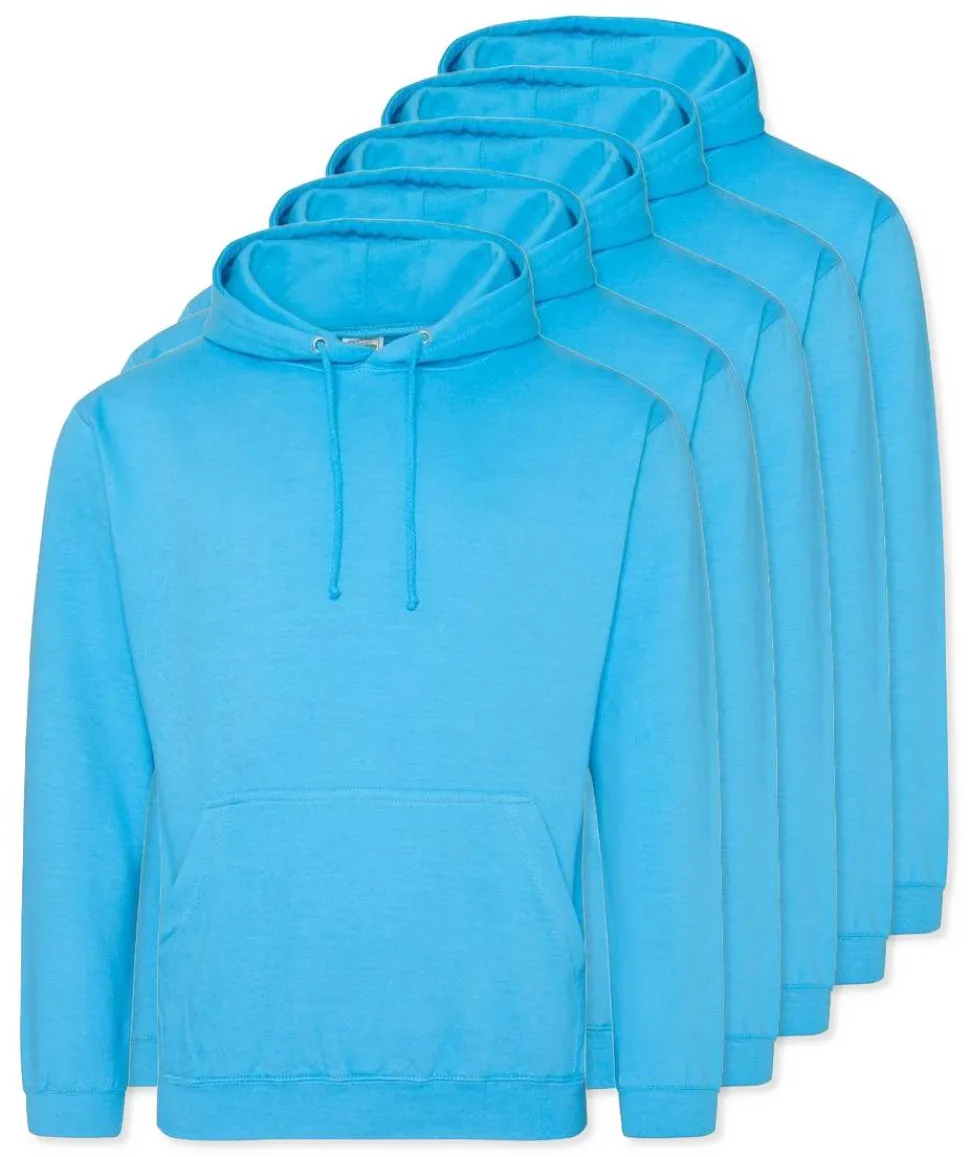 Pack de 5 AWDis Just Hoods JH001 - Sweat à Capuche Confort et Style Unisexe