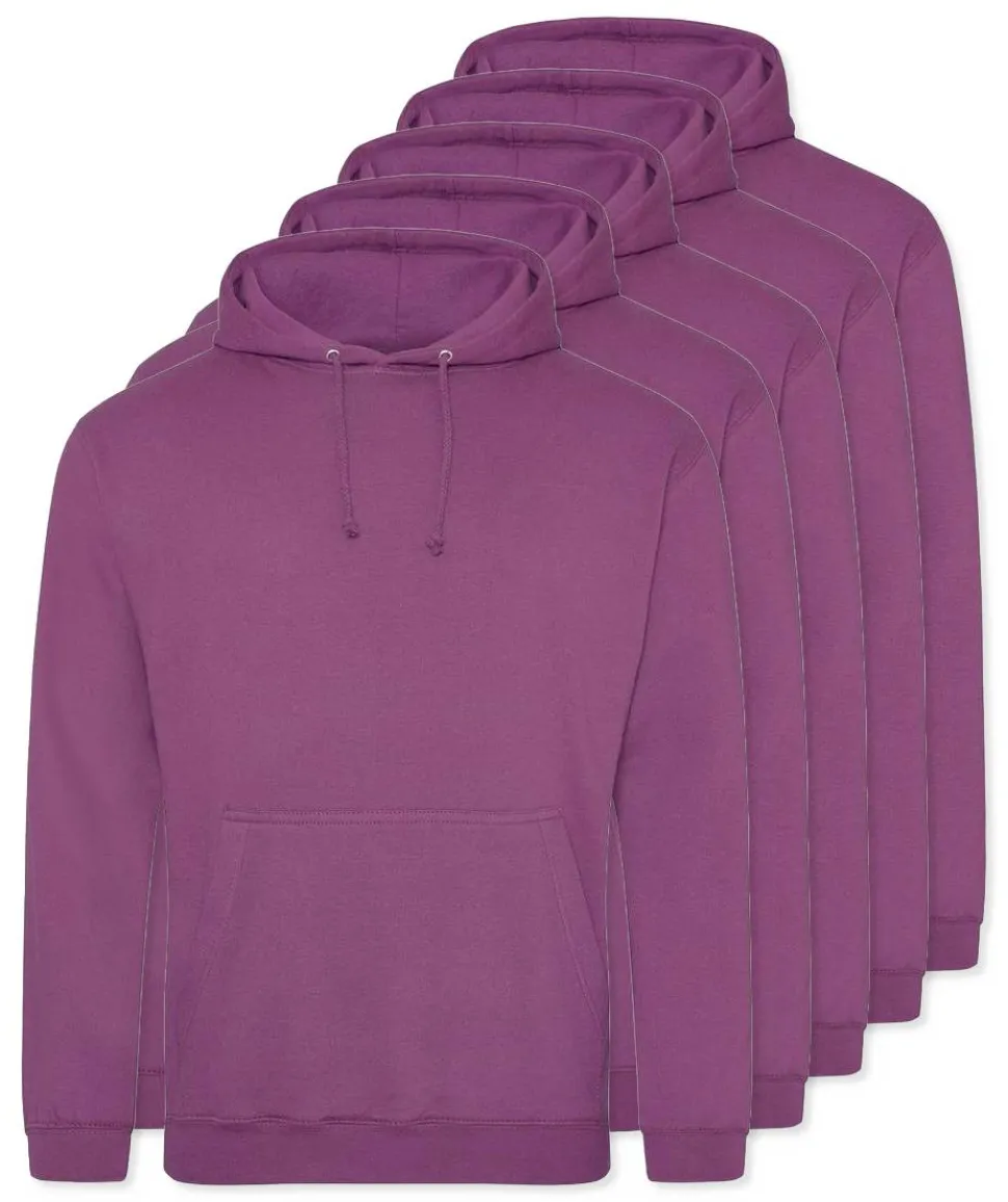 Pack de 5 AWDis Just Hoods JH001 - Sweat à Capuche Confort et Style Unisexe