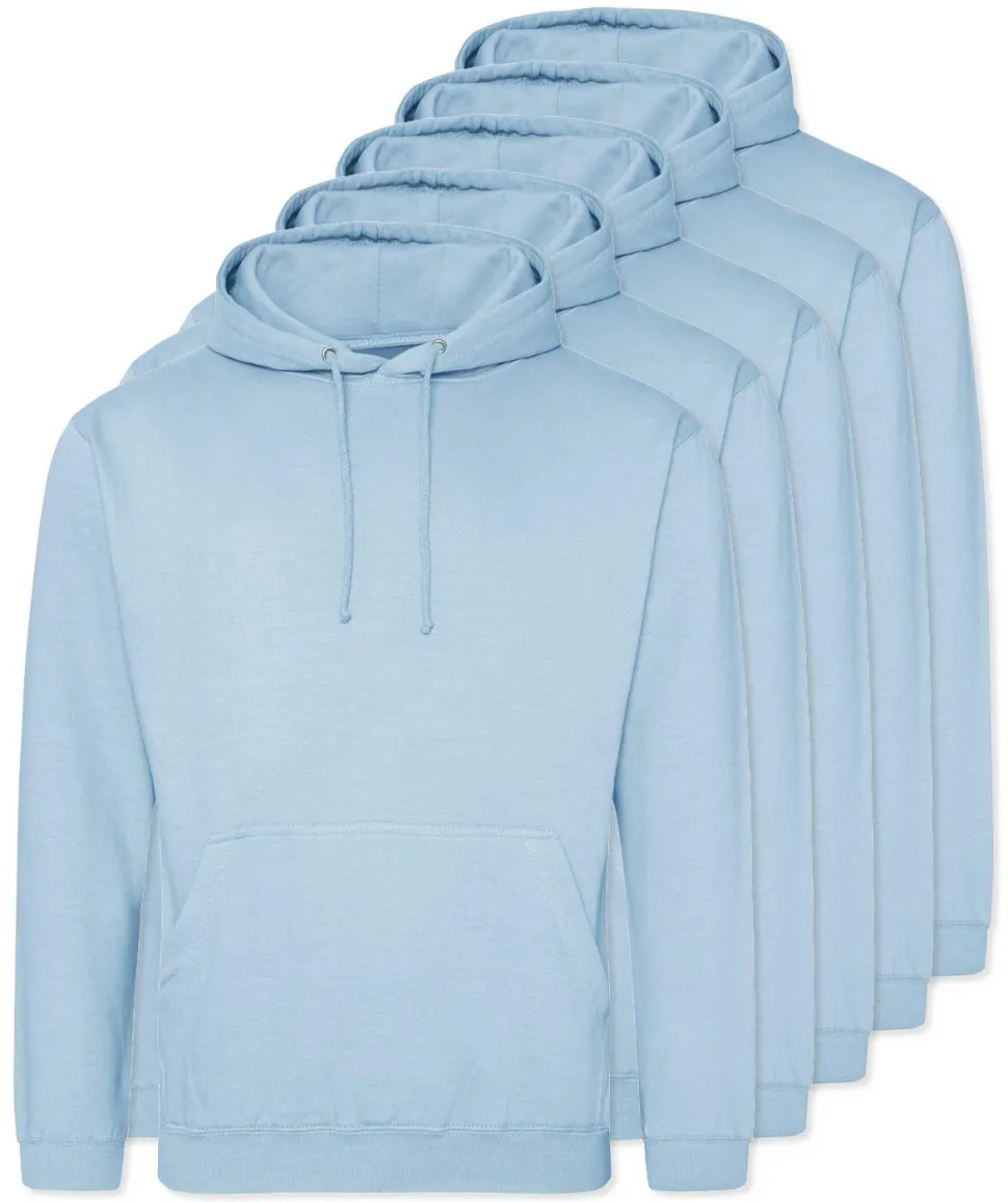 Pack de 5 AWDis Just Hoods JH001 - Sweat à Capuche Confort et Style Unisexe