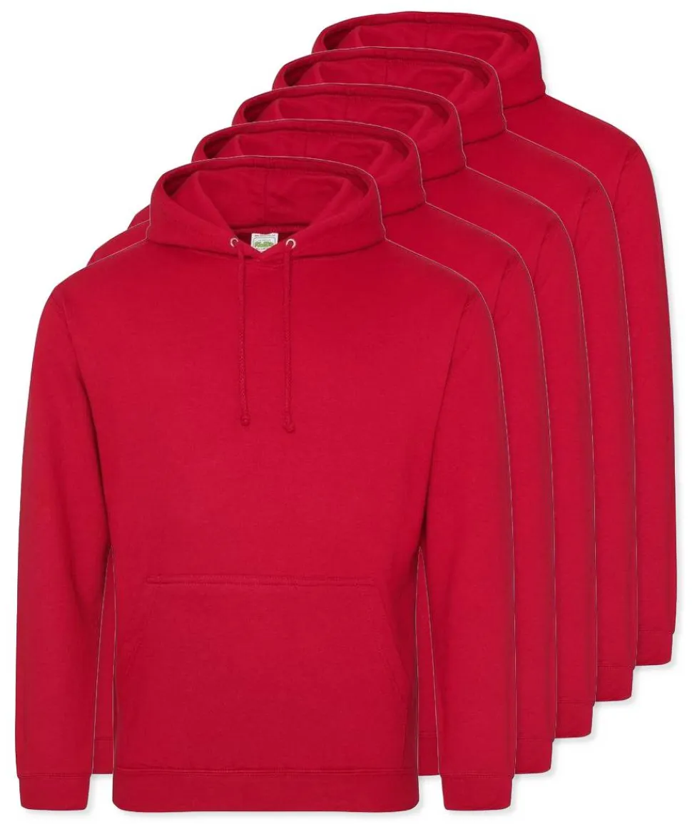 Pack de 5 AWDis Just Hoods JH001 - Sweat à Capuche Confort et Style Unisexe