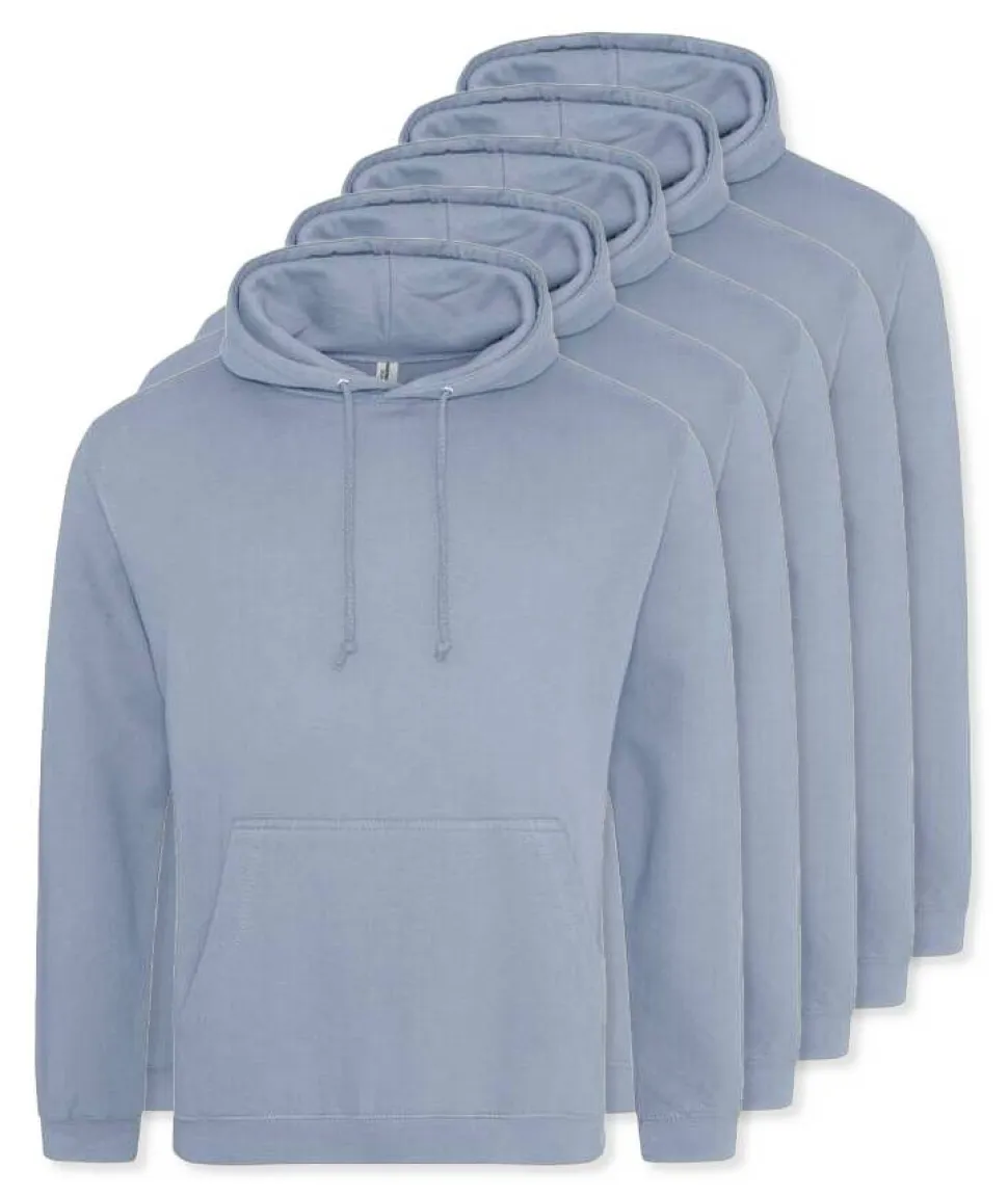 Pack de 5 AWDis Just Hoods JH001 - Sweat à Capuche Confort et Style Unisexe