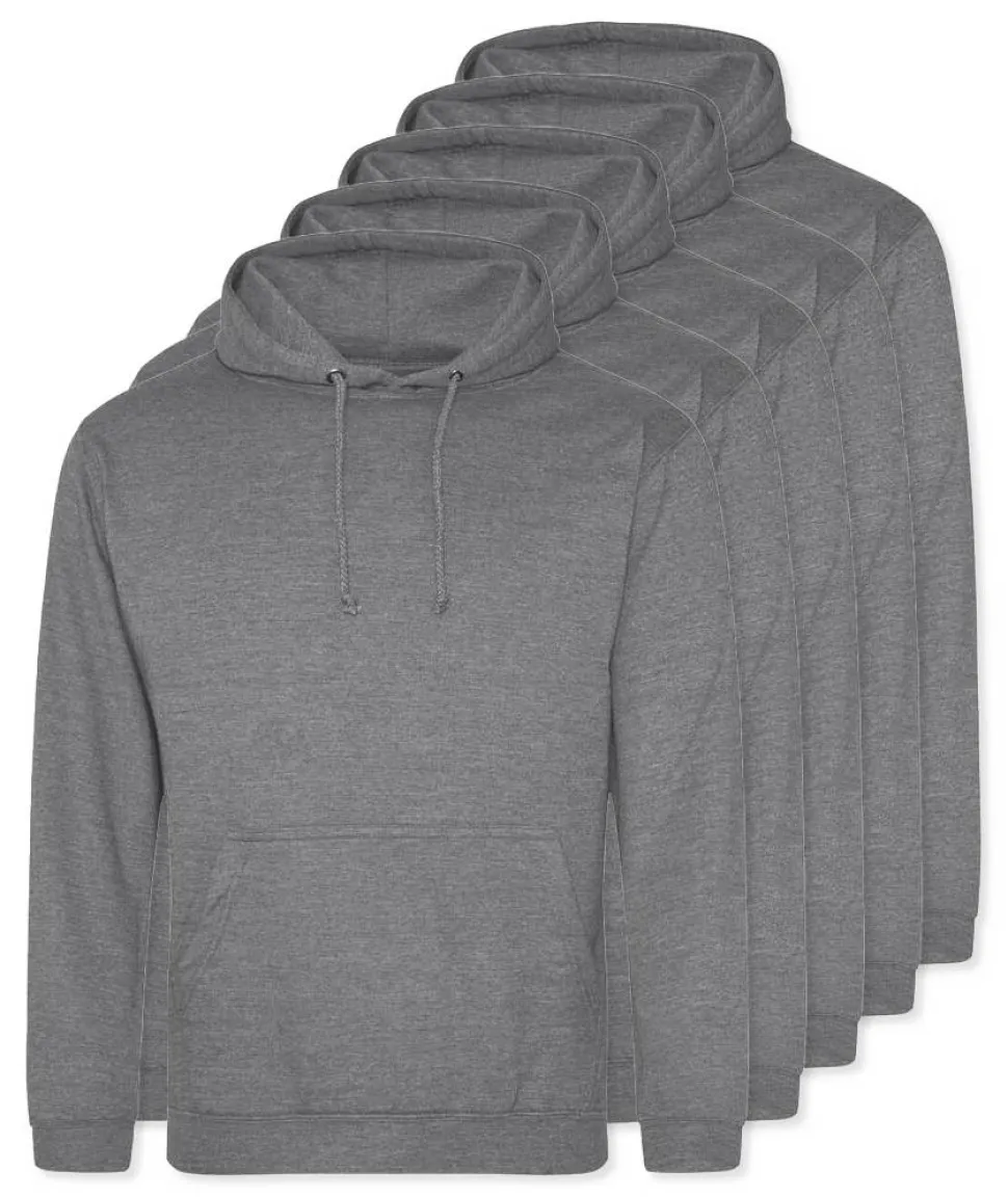 Pack de 5 AWDis Just Hoods JH001 - Sweat à Capuche Confort et Style Unisexe
