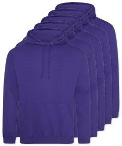 Pack de 5 AWDis Just Hoods JH001 - Sweat à Capuche Confort et Style Unisexe