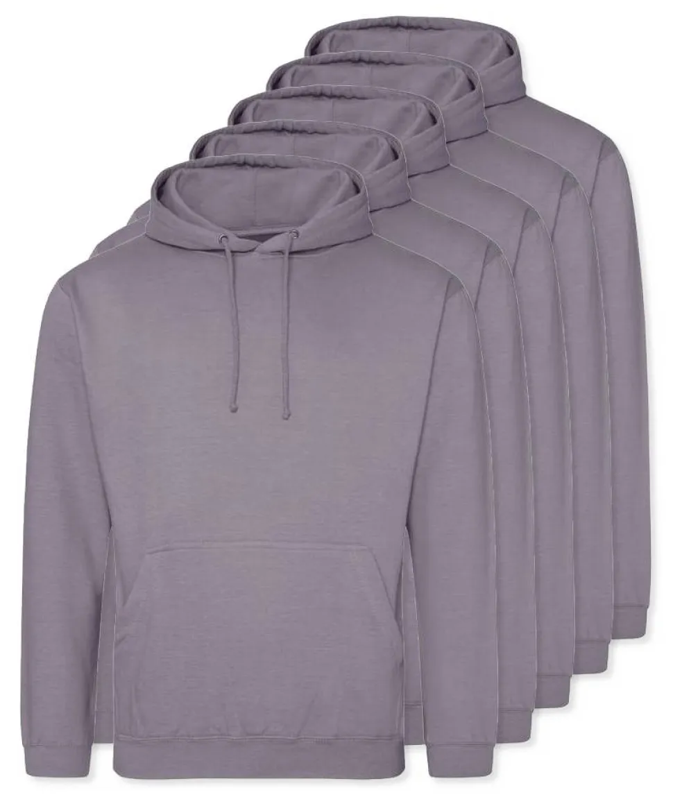 Pack de 5 AWDis Just Hoods JH001 - Sweat à Capuche Confort et Style Unisexe