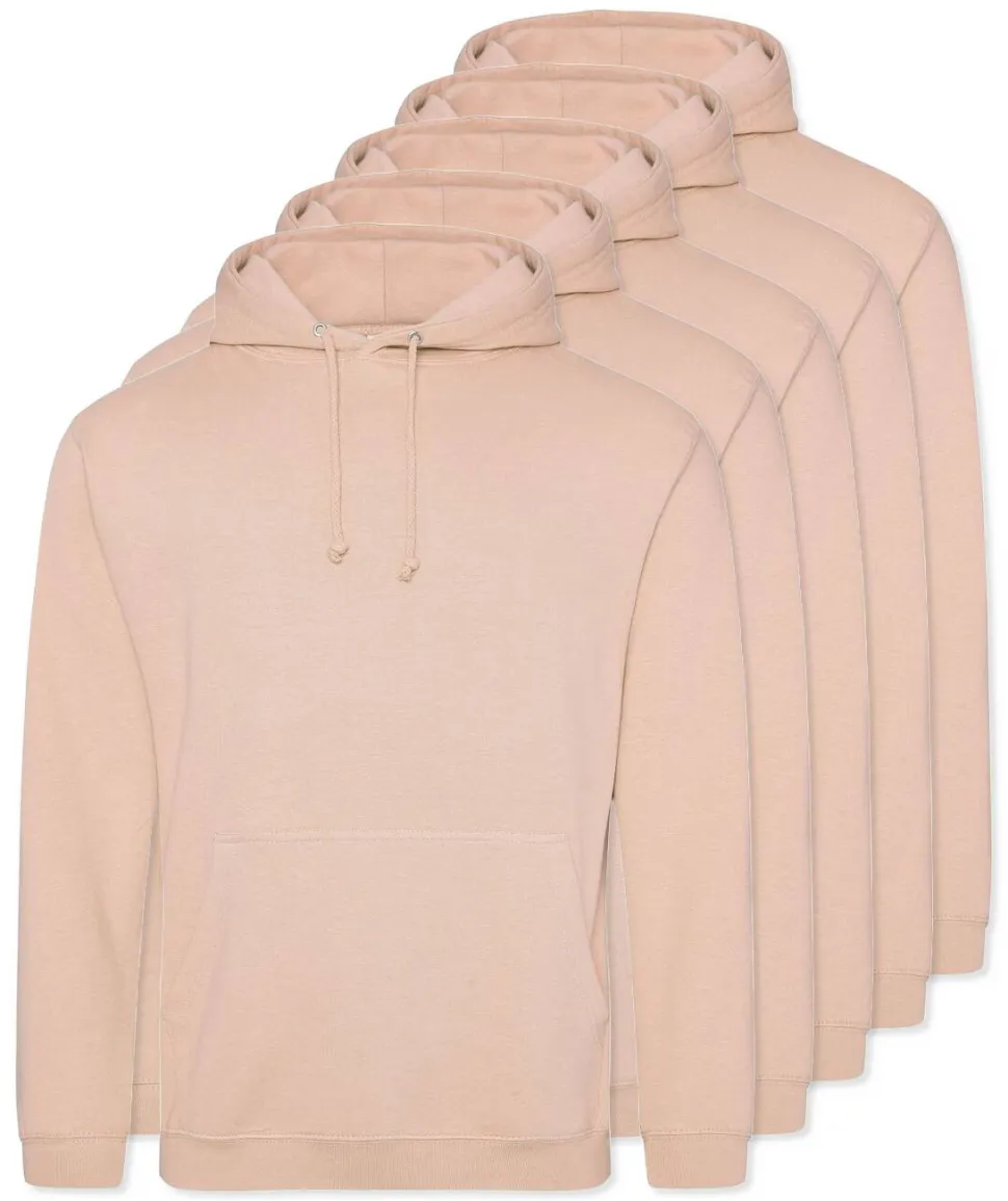 Pack de 5 AWDis Just Hoods JH001 - Sweat à Capuche Confort et Style Unisexe