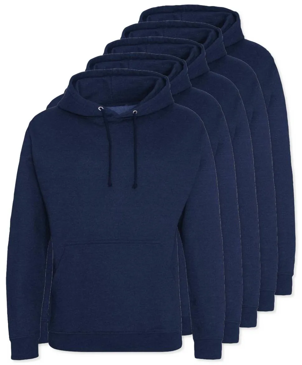 Pack de 5 AWDis Just Hoods JH001 - Sweat à Capuche Confort et Style Unisexe