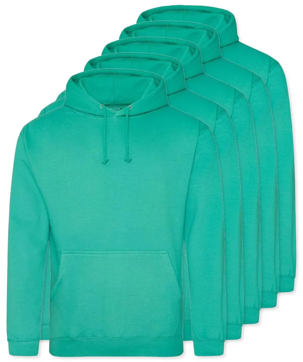 Pack de 5 AWDis Just Hoods JH001 - Sweat à Capuche Confort et Style Unisexe