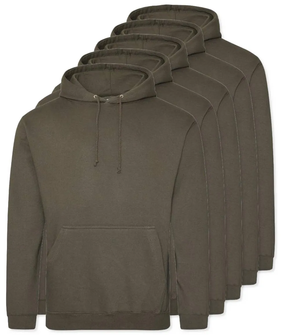 Pack de 5 AWDis Just Hoods JH001 - Sweat à Capuche Confort et Style Unisexe
