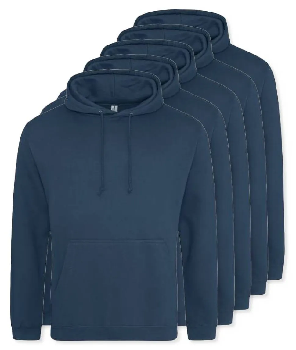 Pack de 5 AWDis Just Hoods JH001 - Sweat à Capuche Confort et Style Unisexe