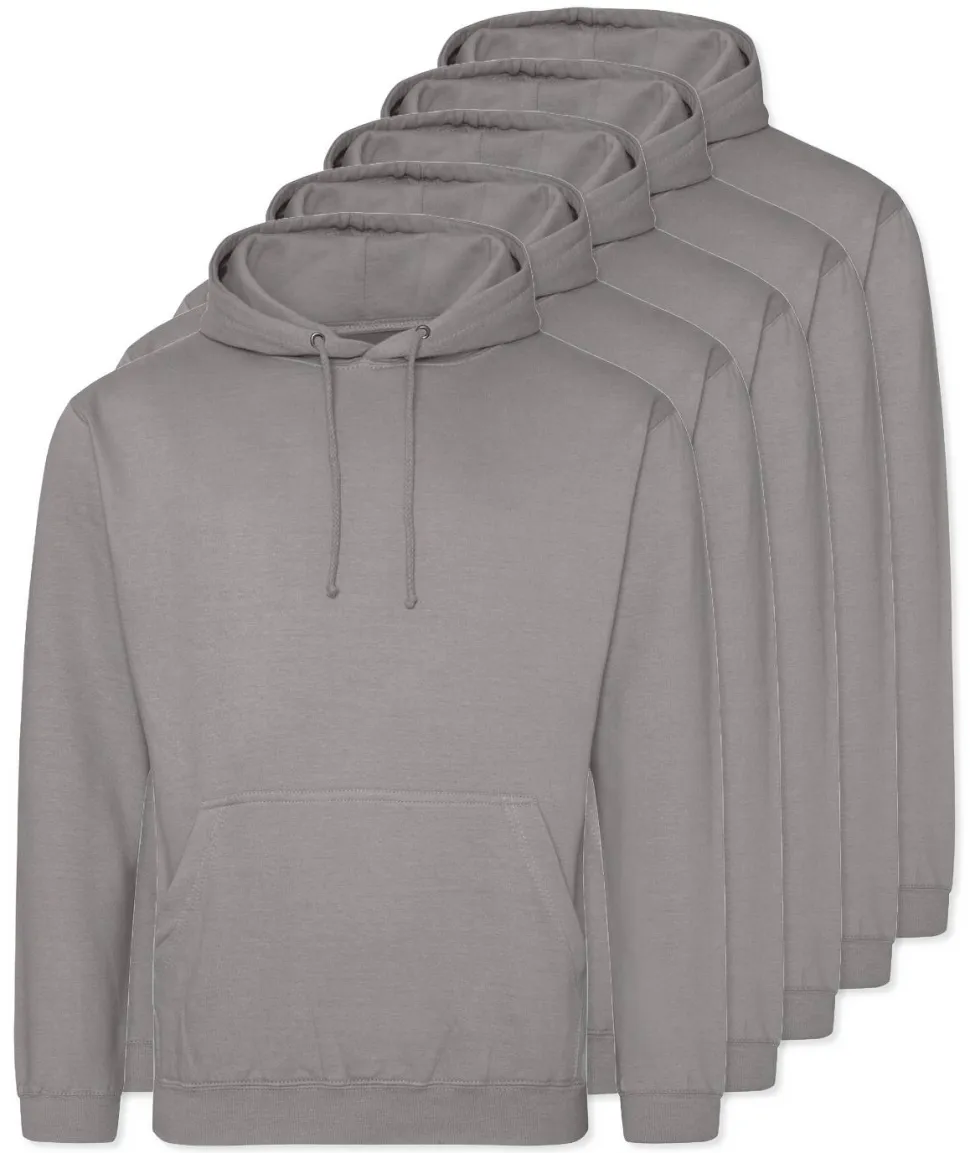 Pack de 5 AWDis Just Hoods JH001 - Sweat à Capuche Confort et Style Unisexe