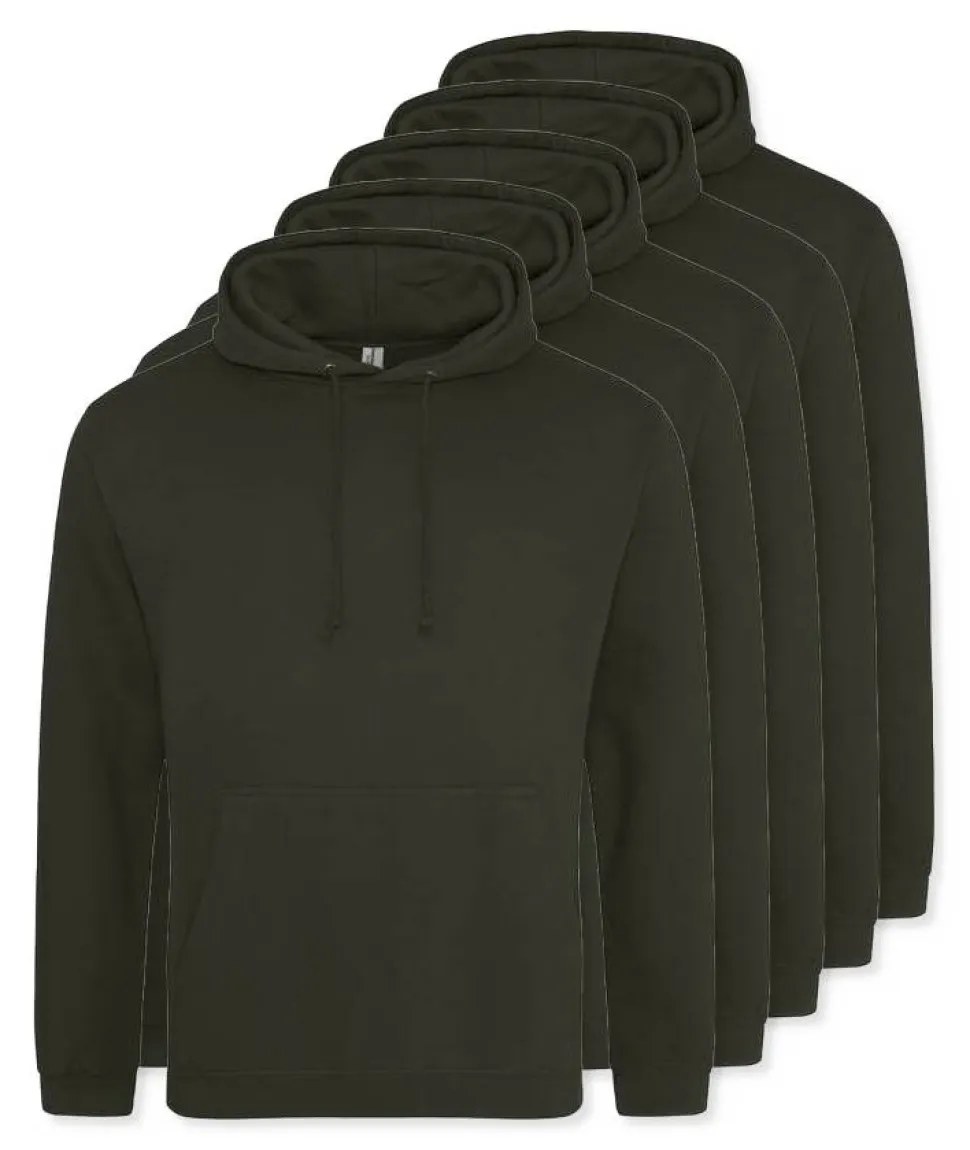 Pack de 5 AWDis Just Hoods JH001 - Sweat à Capuche Confort et Style Unisexe