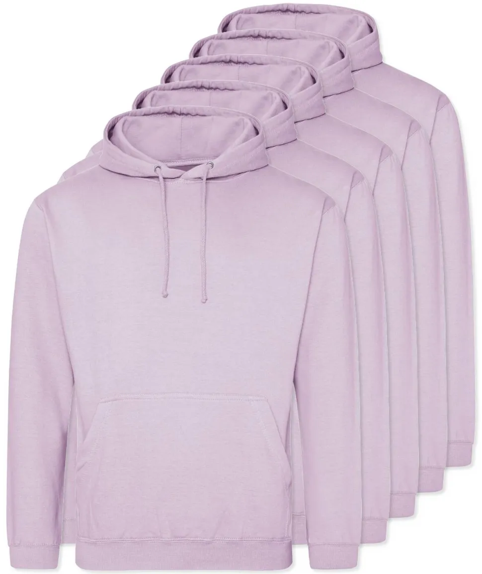 Pack de 5 AWDis Just Hoods JH001 - Sweat à Capuche Confort et Style Unisexe