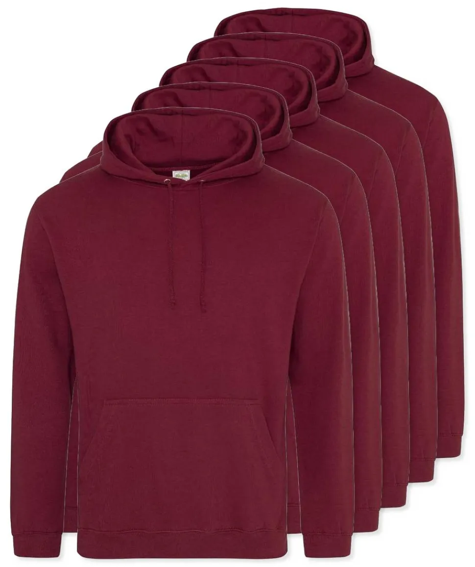 Pack de 5 AWDis Just Hoods JH001 - Sweat à Capuche Confort et Style Unisexe