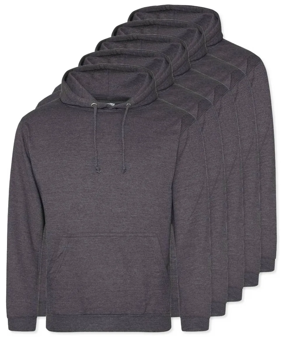 Pack de 5 AWDis Just Hoods JH001 - Sweat à Capuche Confort et Style Unisexe