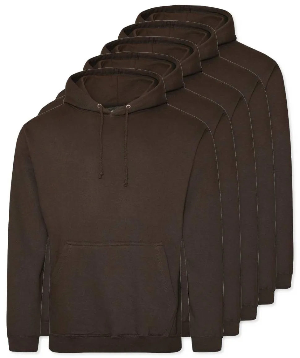 Pack de 5 AWDis Just Hoods JH001 - Sweat à Capuche Confort et Style Unisexe