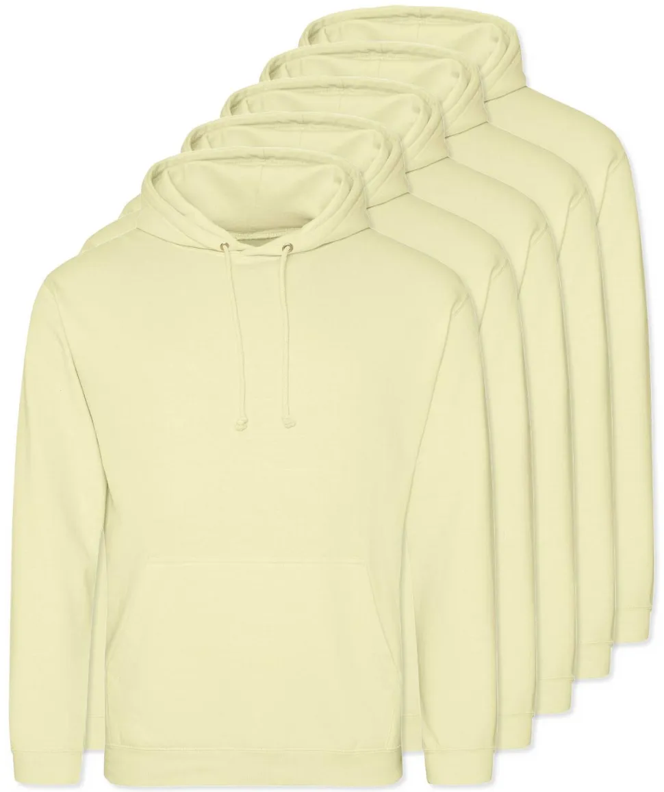 Pack de 5 AWDis Just Hoods JH001 - Sweat à Capuche Confort et Style Unisexe