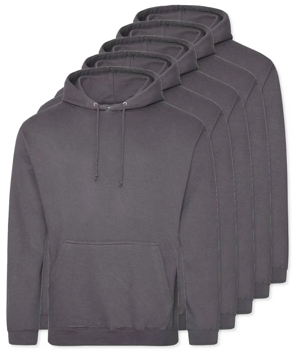 Pack de 5 AWDis Just Hoods JH001 - Sweat à Capuche Confort et Style Unisexe