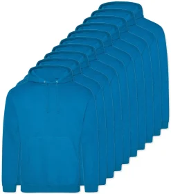 Pack de 10 AWDis Just Hoods JH001 - Sweat à Capuche Confort et Style Unisexe