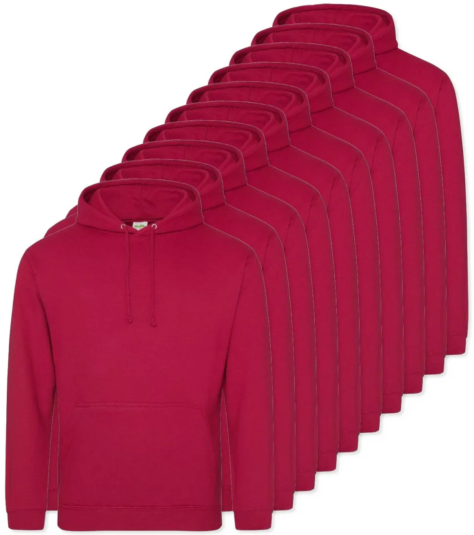 Pack de 10 AWDis Just Hoods JH001 - Sweat à Capuche Confort et Style Unisexe