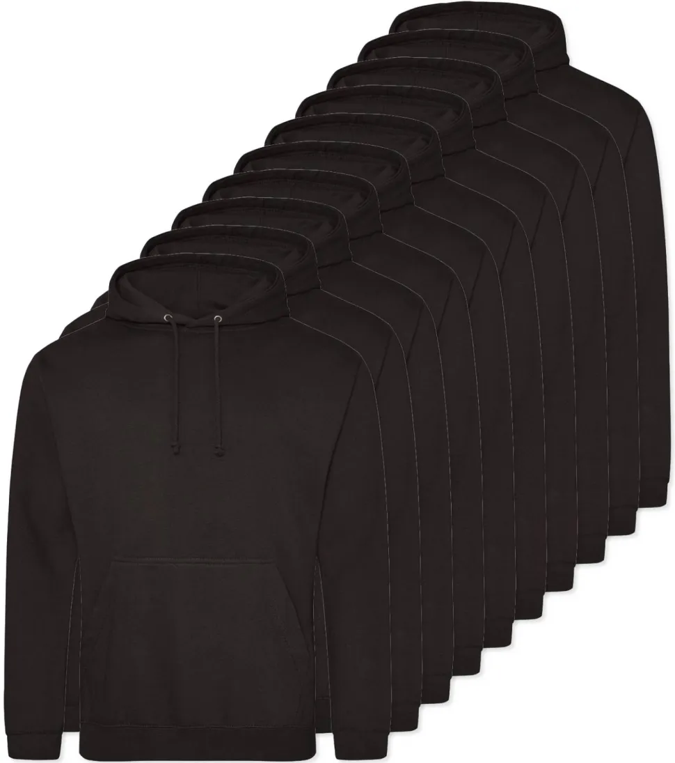 Pack de 10 AWDis Just Hoods JH001 - Sweat à Capuche Confort et Style Unisexe