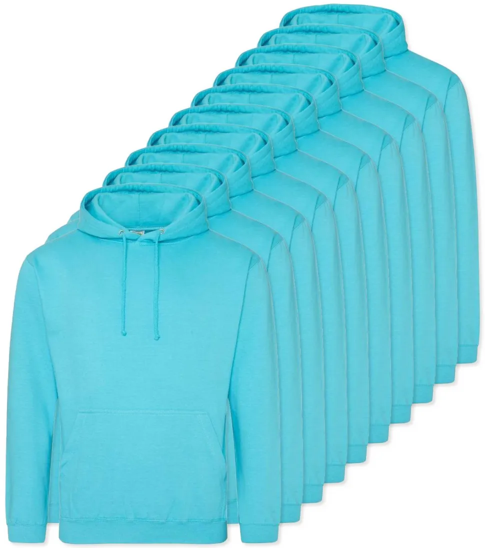 Pack de 10 AWDis Just Hoods JH001 - Sweat à Capuche Confort et Style Unisexe