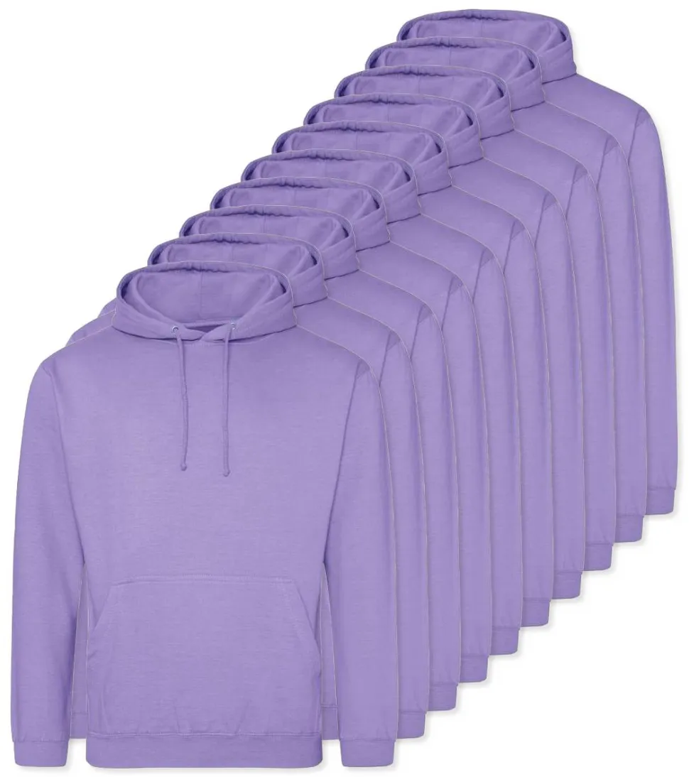 Pack de 10 AWDis Just Hoods JH001 - Sweat à Capuche Confort et Style Unisexe