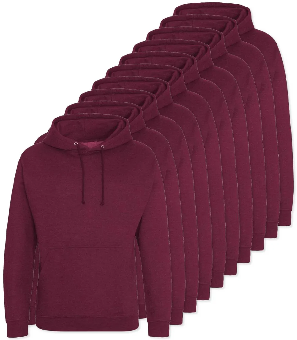 Pack de 10 AWDis Just Hoods JH001 - Sweat à Capuche Confort et Style Unisexe