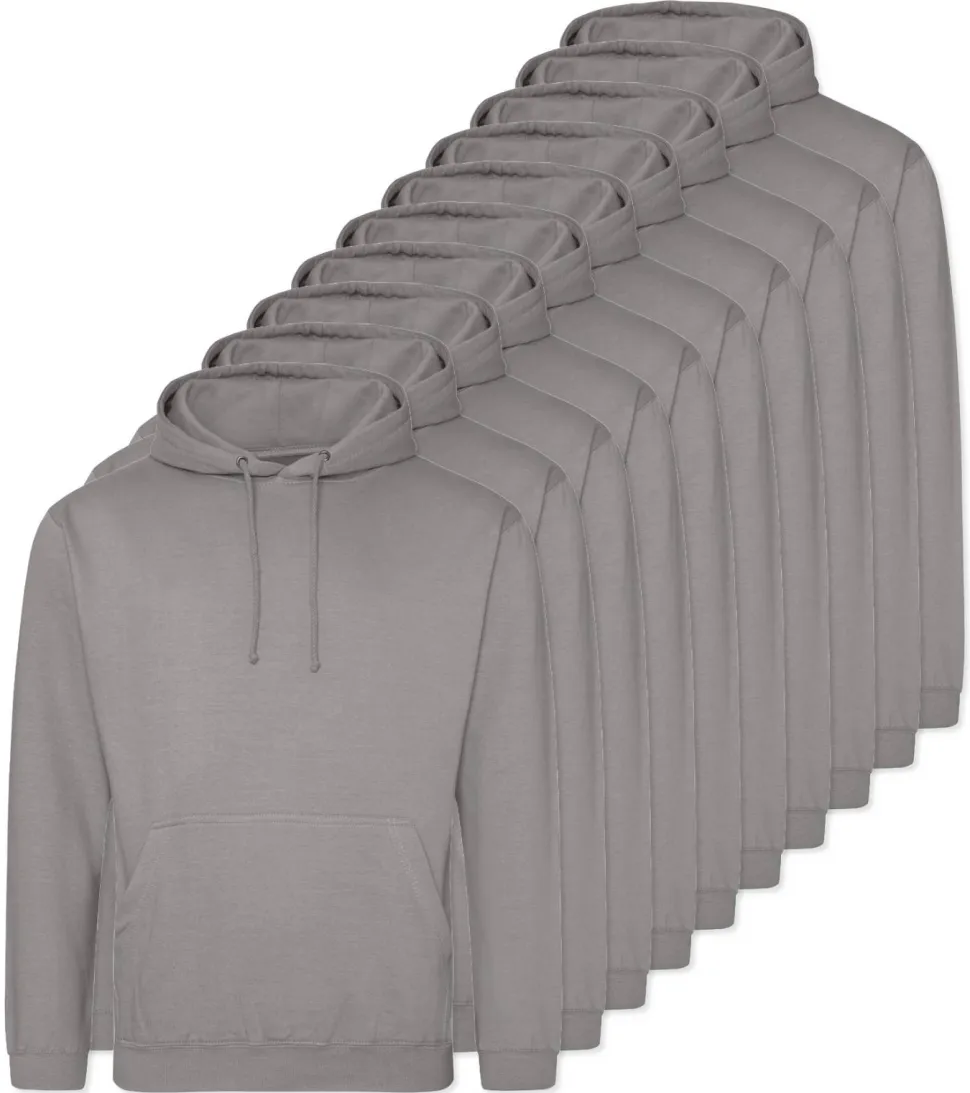 Pack de 10 AWDis Just Hoods JH001 - Sweat à Capuche Confort et Style Unisexe