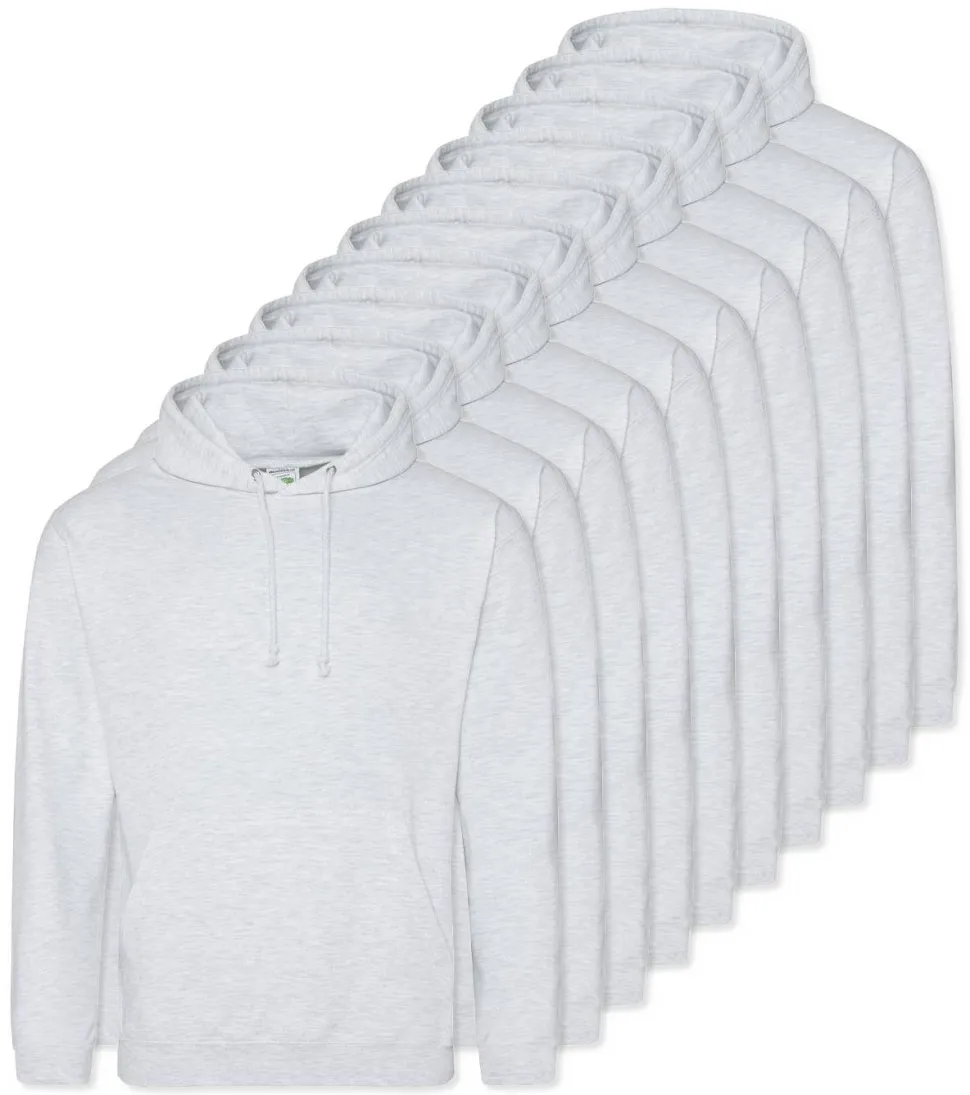 Pack de 10 AWDis Just Hoods JH001 - Sweat à Capuche Confort et Style Unisexe